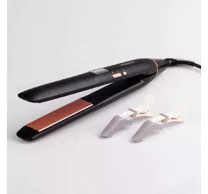 Випрямляч для волосся керамічний до 230 градусів, стайлер для вирівнювання волосся з дисплеєм Sokany CL-8288