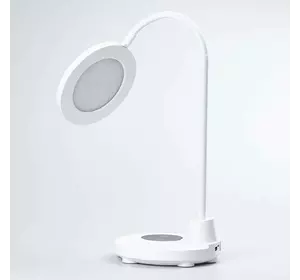 Настільна лампа світлодіодна акумуляторна із сенсорним керуванням, білий