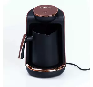 Електрична турка для кави Sokany SK-0136 250 мл, чорний із золотом